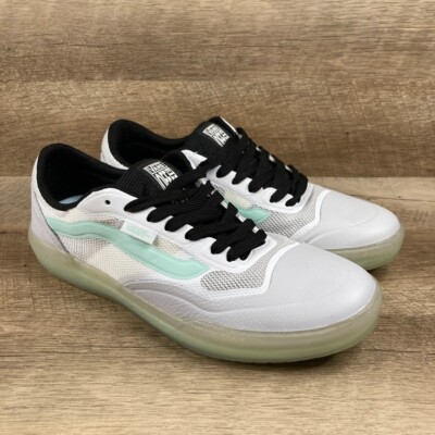 VANS Ave Sport Leather Mint White Ultimate Waffle Mens Sz 6.5 Womens 8 NEW