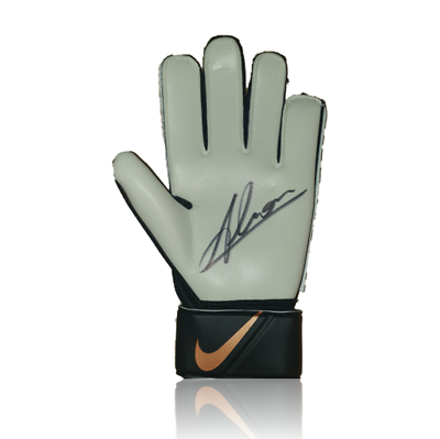 Alisson Becker Hand Signed Black Nike Match Goalkeepers Glove eBay