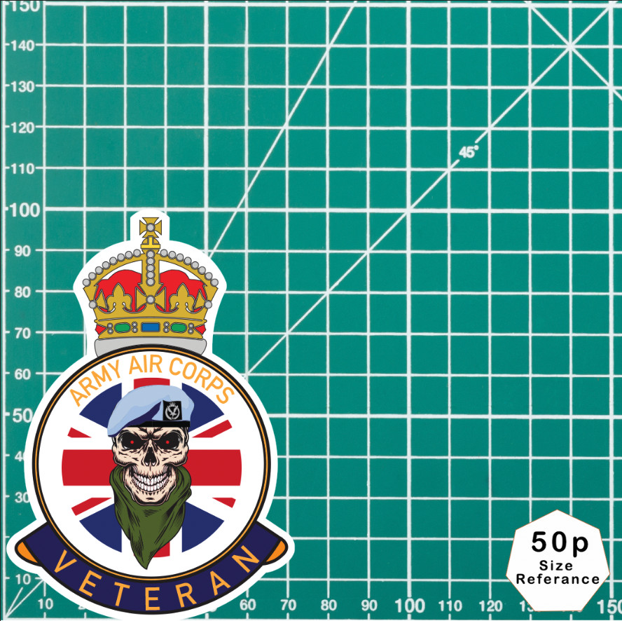 Army Air Corps Regiment UV Laminated Decal - Picture 7 of 8