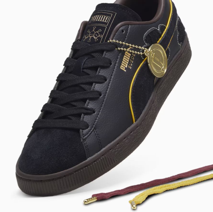 Pre-owned Puma X One Piece Marshall D. Teach Suede Sneaker Black-dark Chocolate Us7-11