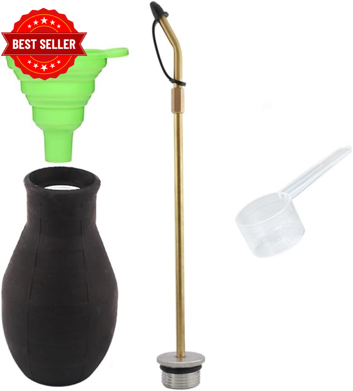 Diatomaceous Earth Duster,Upgraded Garden Powder Sprayer with Long Metal Tube,La