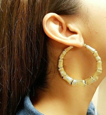 Ebay bamboo earrings sale