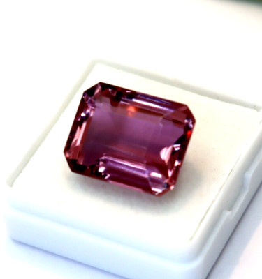 Natural Alexandrite Emerald Cut 9-10CT Multi Color Changing Stone Loose Gemstone
