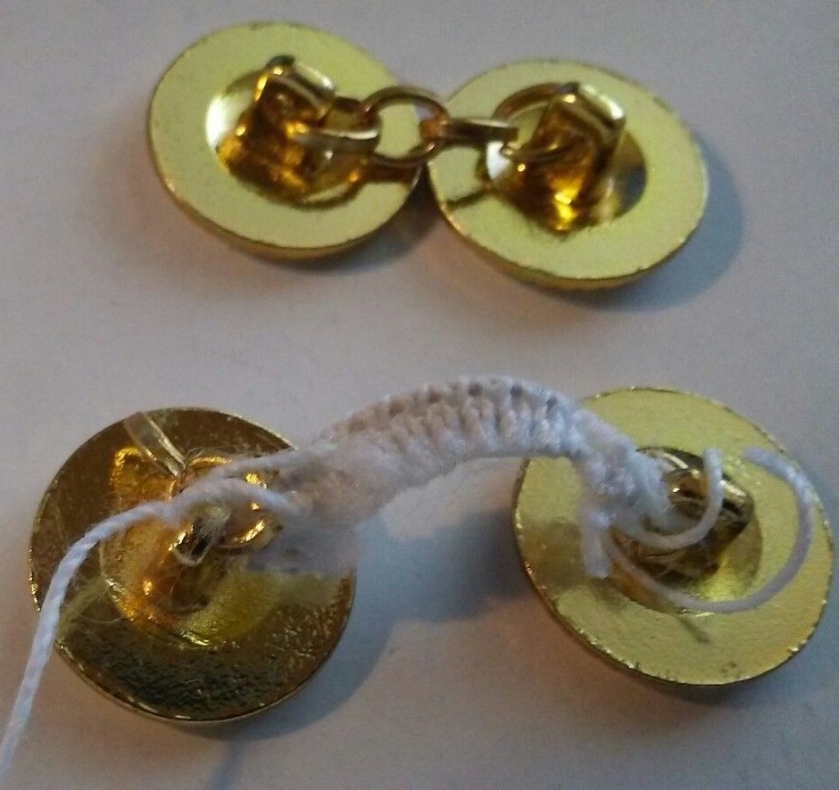 Set of Masonic Gold Tone Buttons Metal A Lot Of Four Each A Half Inch