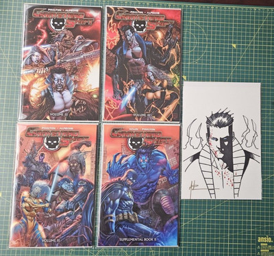 Graveyard Shift by Jon Malin Vol 3 + Supplemental 2 + Sketch