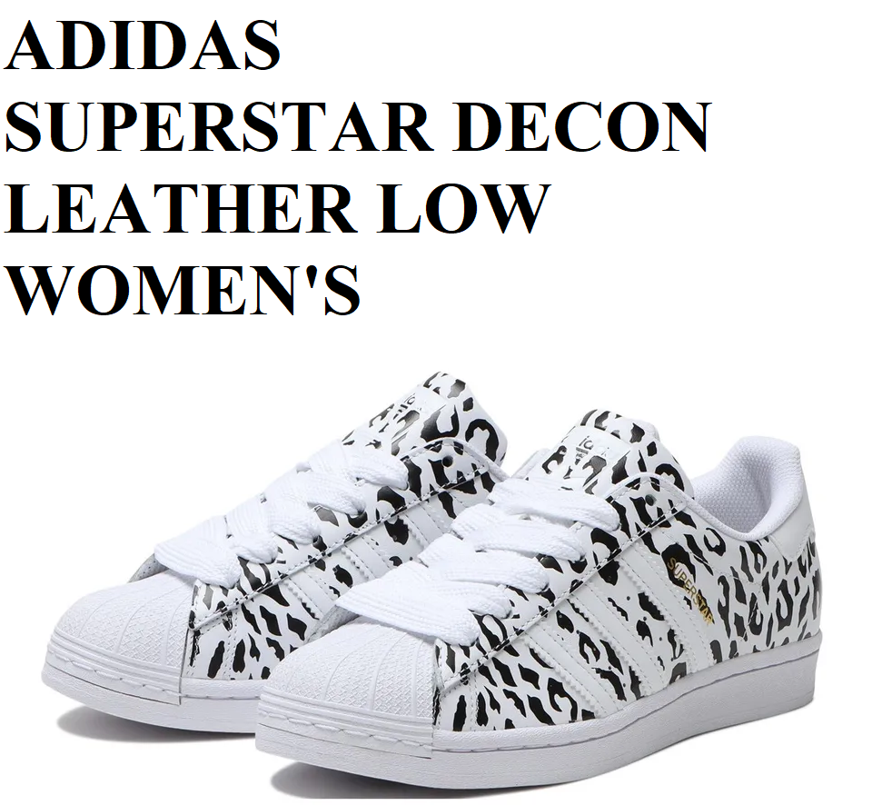 ADIDAS SUPERSTAR DECON LEATHER SNEAKER WOMEN SHOES WHITE LEOPARD SIZE 7.5 NEW eBay