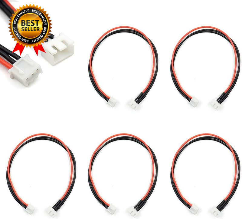 JST-XH 2S Balance Plug Extension Lead Wire 200Mm 5 PCS for Battery 