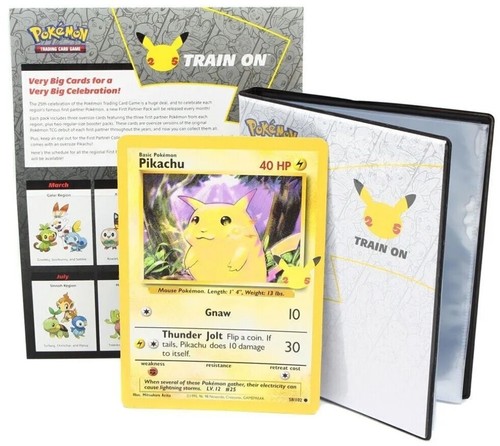 Pokémon TCG 25th Anniversary Jumbo First Partner Collector Binder