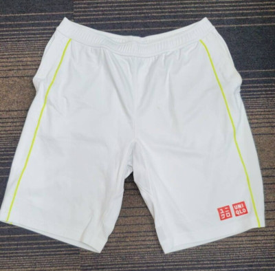 UNIQLO Australian Open Tennis 2015  Kei Nishikori White Shorts M