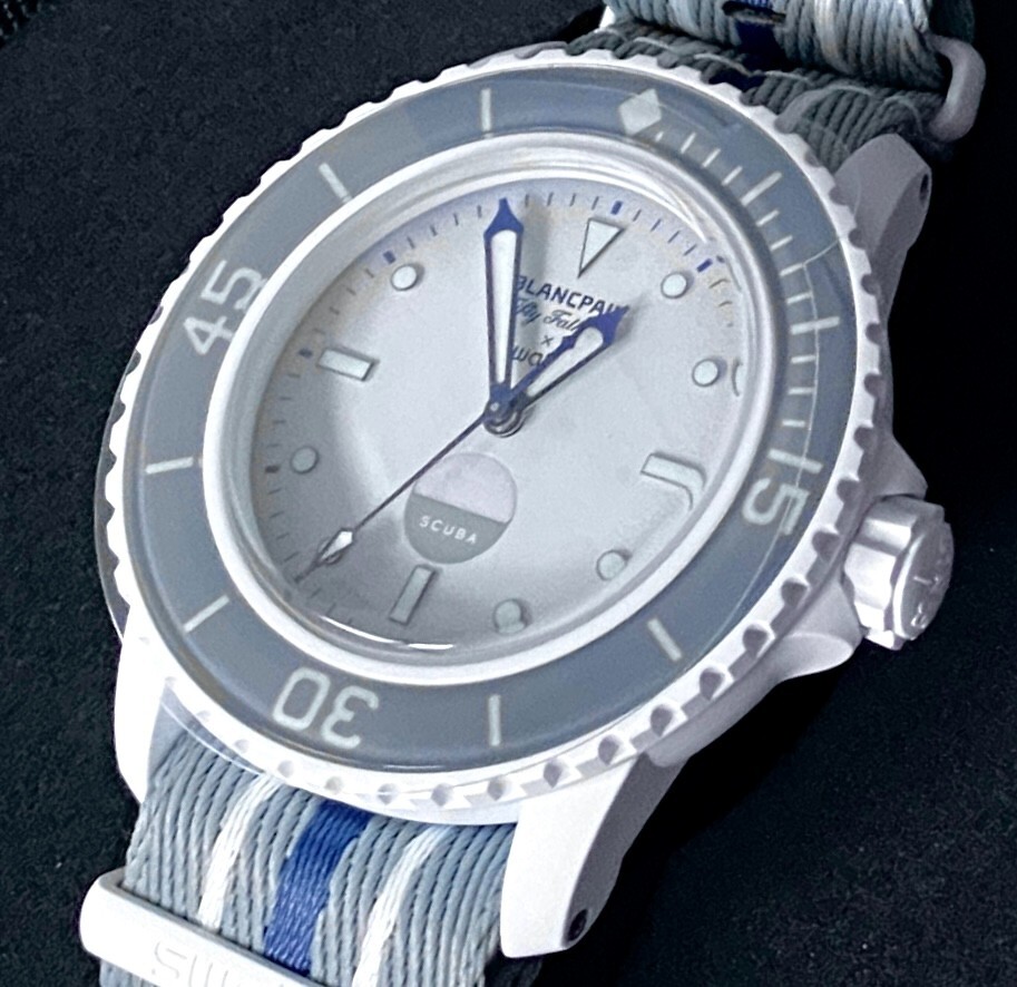 BLANCPAIN x SWATCH ANTARCTIC OCEAN SCUBA FIFTY FATHOMS 42.3