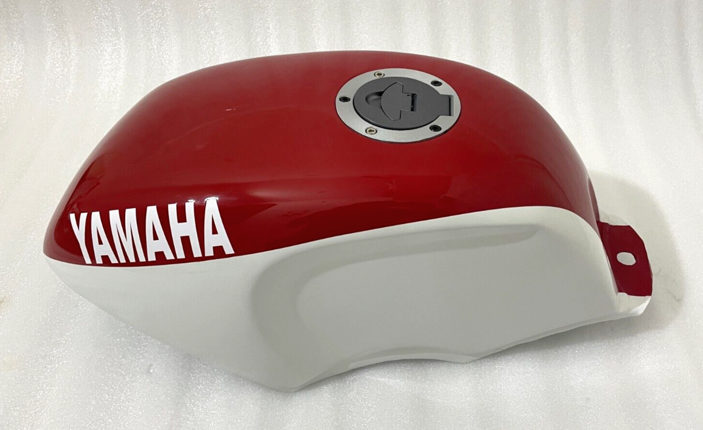 ゴールデンウィーク特別価格！！YAMAHA！！ＹＳＲ50/80　タンク！！ Yamaha Ysr 50 80 Ysr50 Ysr80 1989 Steel Tank White & Red