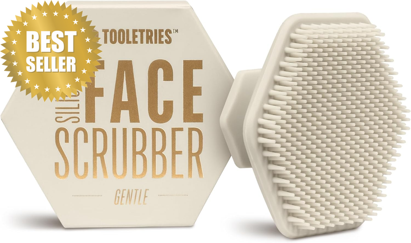 Premium Silicone Face Scrubber, Gentle Exfoliator Facial Cleansing Brush, Remove