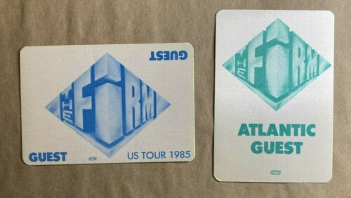 THE FIRM 1985 Backstage Passes US Tour PLUS Atlantic Guest Pass 2 for 1 price 