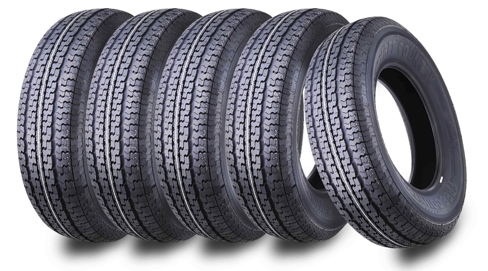 ST205/75R15 Trailer Tires FREE COUNTRY Heavy Duty Radial