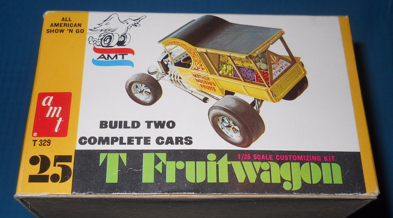 AMT 25 T Fruitwagon-Original Show 'n Go Double Kit-T329 1/25 Model Car Swap Meet
