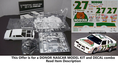KIT #27 KODIAK 1987 PONTIAC GRAND PRIX 2+2 STOCK CAR RUSTY WALLACE- 1/24 Scale