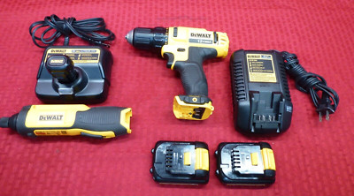 DEWALT DCD710    DRILL DRIVER, DCF682 CORDLESS  SCREWDRIVER 12 VOLT, 8 VOLT