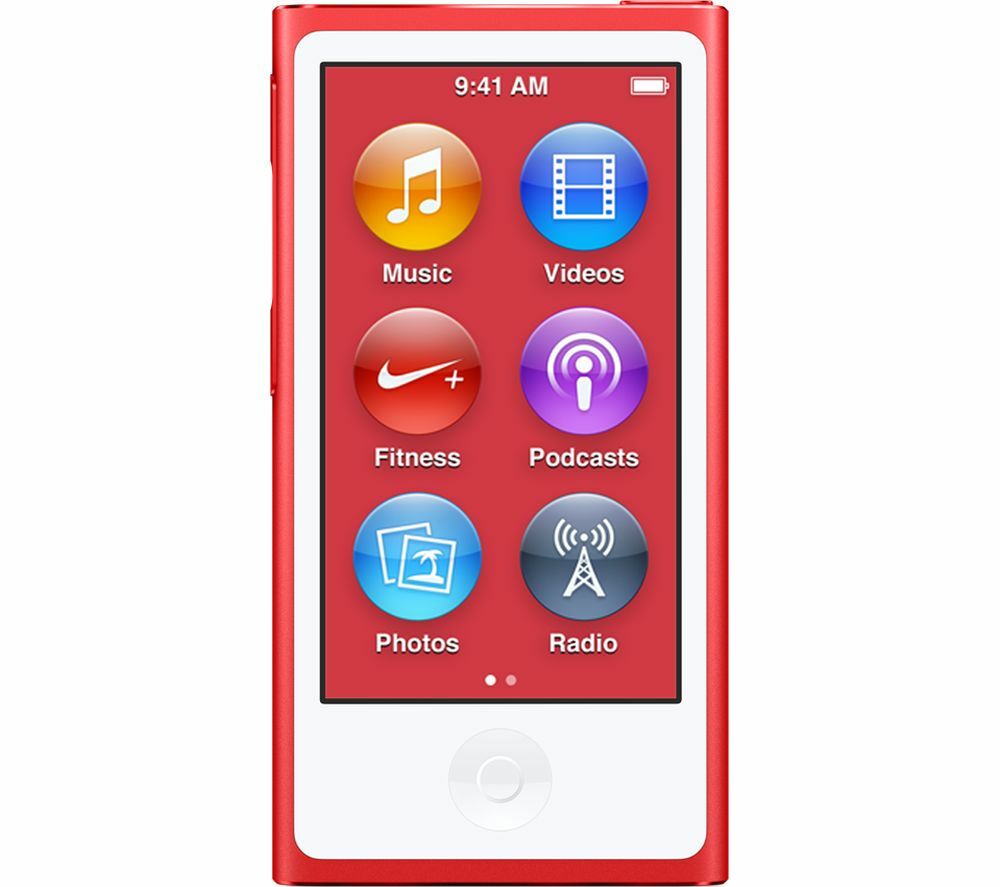 iPod nano 第7世代 レッド Apple iPOD NANO 7th Gen 16GB PRODUCT RED A1446 (Latest Model