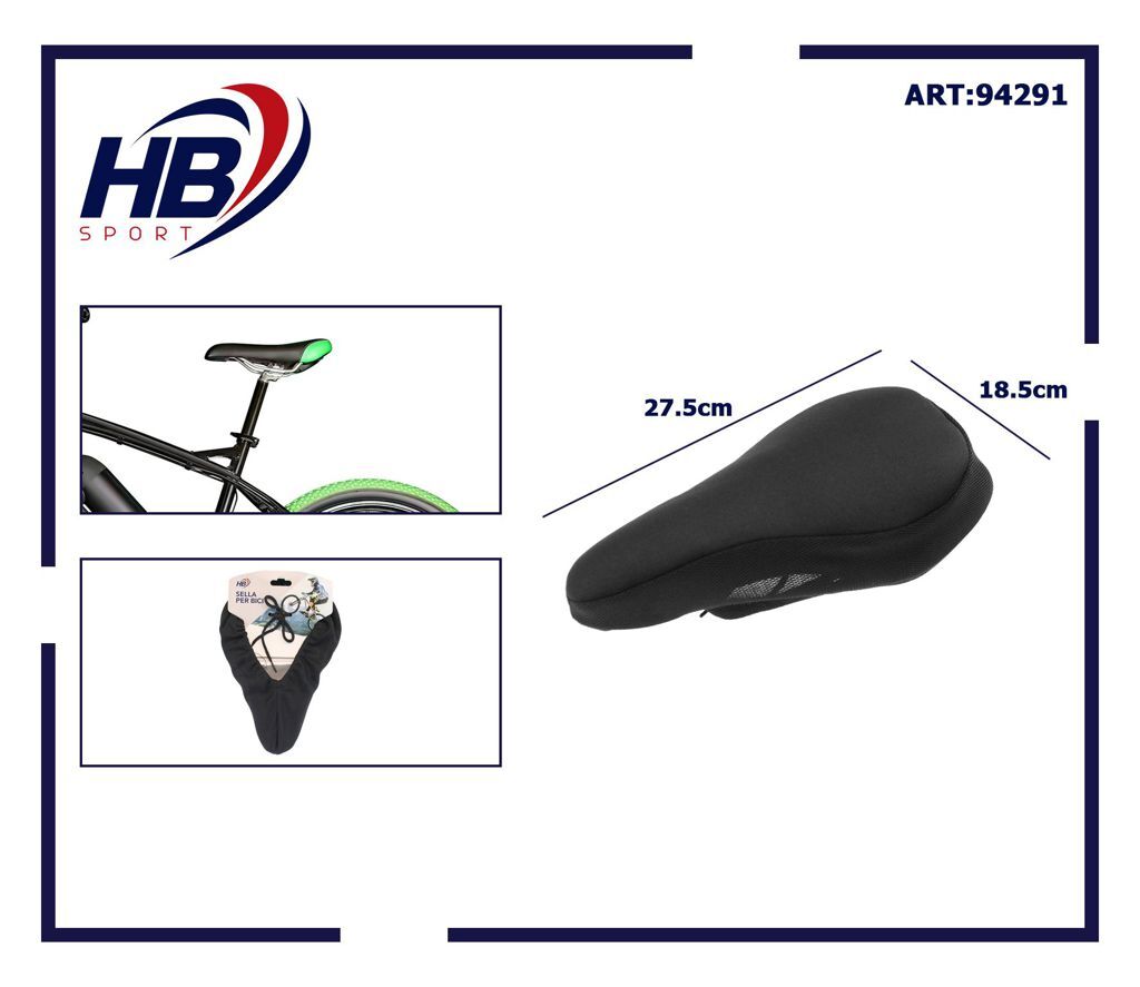 Coprisella Copertura Sella Copri Sellino Cuscino Gel Bici Bicicletta 94291 dfh