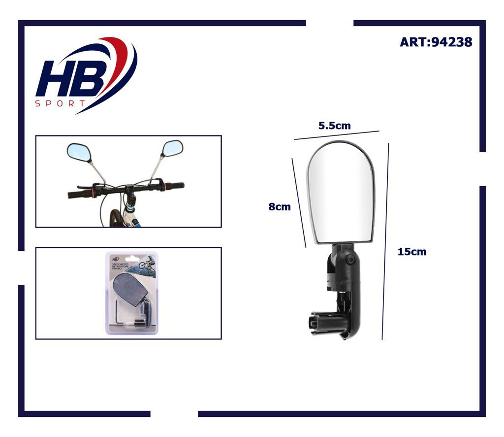 Specchietto Retrovisore Per Bici MTB Bicicletta 94238 dfh