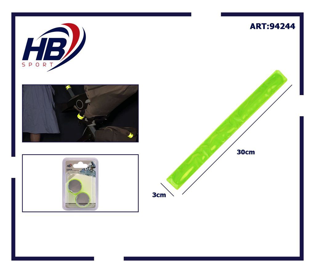 Coppia Fascia Catarifrangente Per Bici Bicicletta 94244 dfh