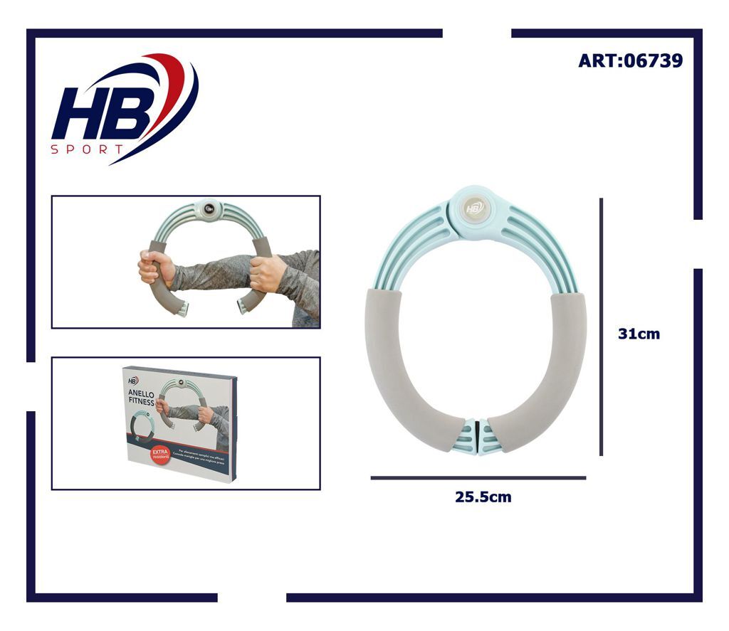 Anello Fitness Attrezzo Resistenza Muscoli Ginnastica Sport Forza dfh