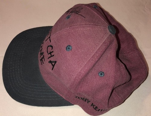 Toby Keith Getcha Some Autographed Signed Baseball Cap Hat