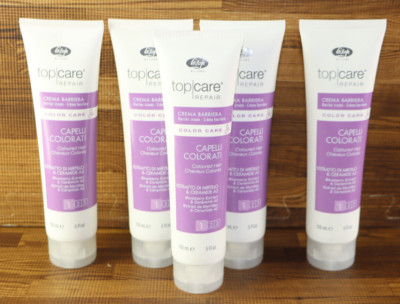 Lisap Milano Top Care Repair Barrier Cream Capelli Colorati 5 oz ITALY LOT OF 5