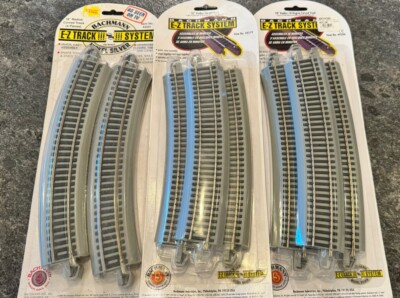 Bachmann EZ Track curved 14pc Lot.  18,26&28  Radius Packs - NIB!  