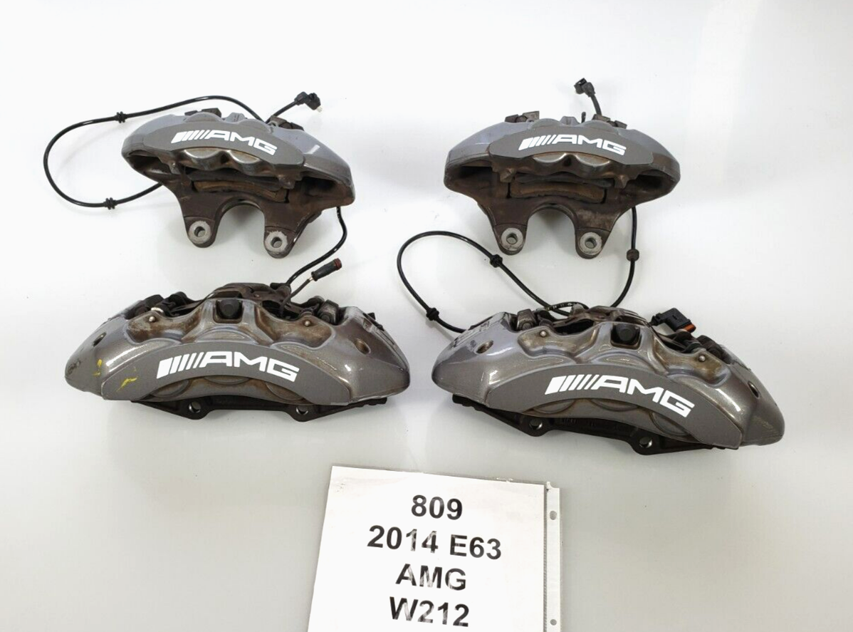 ✅ OEM Mercedes W212 E63 CLS63 AMG Front Rear Brake Calipers Brembo SET 56k miles