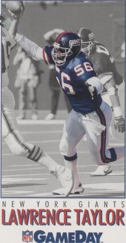 1992 GameDay Lawrence Taylor #19