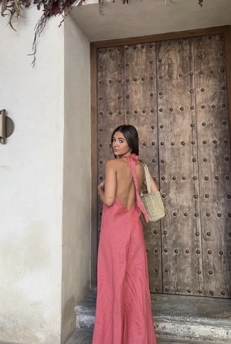 ワンピース French Linen Back\