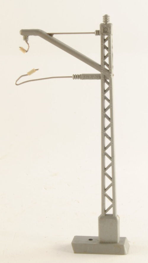 Palo traliccio tipo LS sostegno catenaria linea aerea H=11cm x plastico H0 1:87