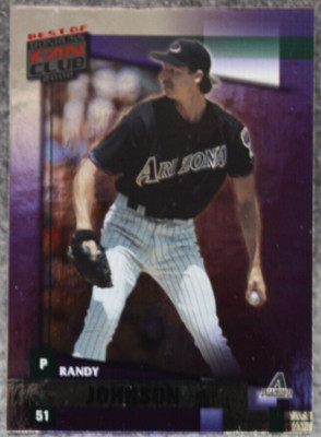 Randy Johnson 2002 Donruss Best of Fan Club Foil Card #82 Diamondbacks