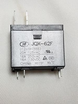 1pc JQX-62F  Power Relay 12V 12VDC 20A 125V 4 Pins  + 2 terminals for Microwave