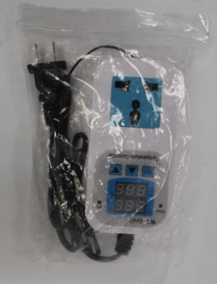Temperature Controller Dual Display Waterproof Probe WT-1009 White Module