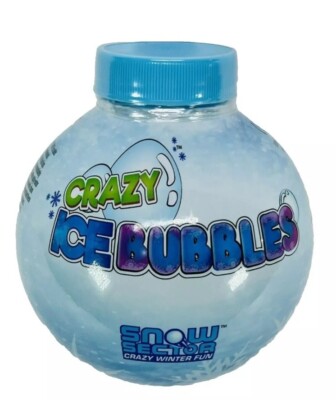 Snow Sector Crazy Ice Bubbles Bubble Solution with Wand for Winter CASE OF 12