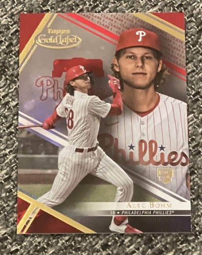 ALEC BOHM　TOPPS FIVE STAR ＆  GOLD LABEL 2021 Topps Gold Label ALEC BOHM RC /75 Red Philadelphia