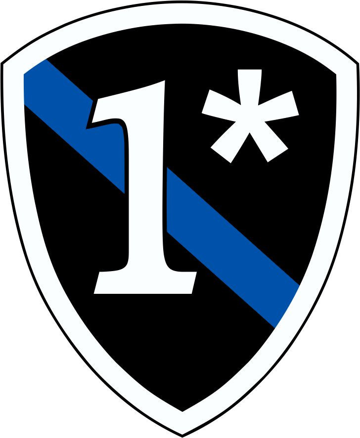 Thin Blue Line 1 Ass to Risk (1*) Police Window Decal - Various Sizes