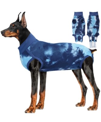 LIANZIMAU Dog Surgery Recovery Suit, Post Surgery Suit - Size XXL