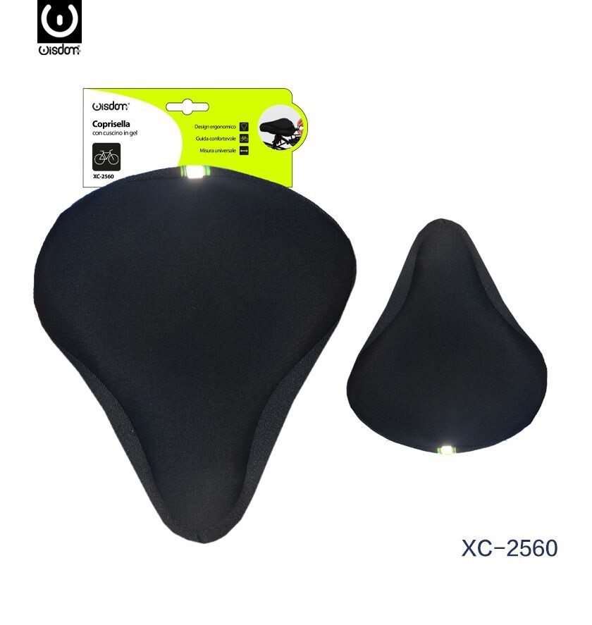 Coprisella Copertura Sella Sellino Cuscino Gel Per Bici Bicicletta Xc-2560 wis