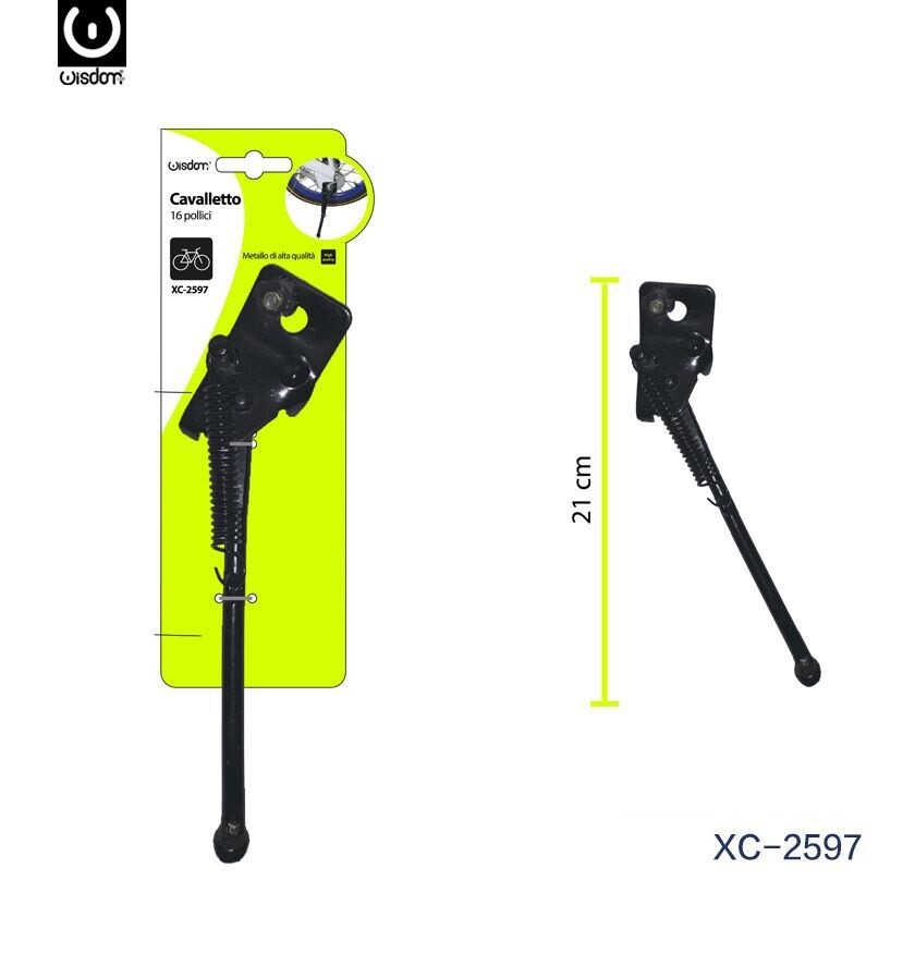 Cavalletto In Metallo 21cm Per Bici Bicicletta Xc-2597 wis