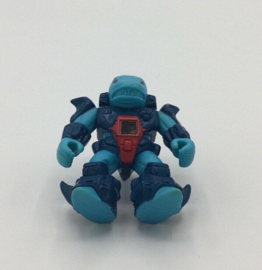 Excellent!!! Battle Beasts #20 Sawtooth Shark w Rub (Wood).  Hasbro Takara Beast