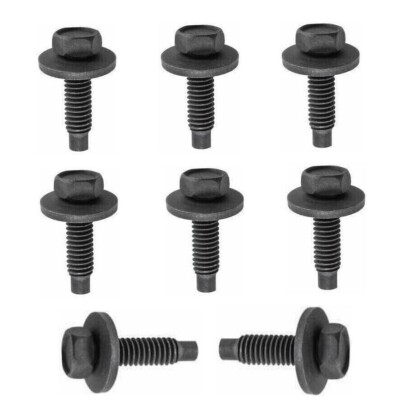 60-81 GM Front Bucket Bench Seat Track To Floor Pan 5/16-18 Bolt Hardware (8)