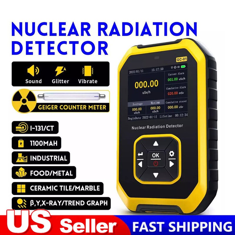 Portable Nuclear Radiation Detector GM Geiger Counter β/γ/X-Ray Dosimeter