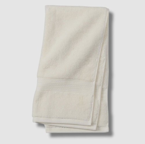 $25 Kassatex New York Ivory Solid Hand Towel 20