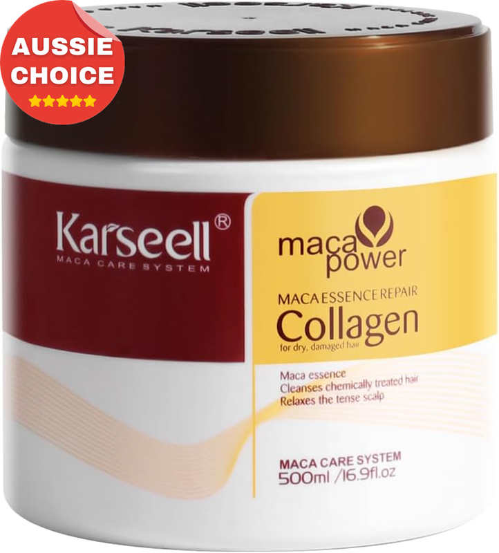 Hair Mask Deep Repair Treatment 500ml Collagen Argan Oil Hydrates Controls Frizz