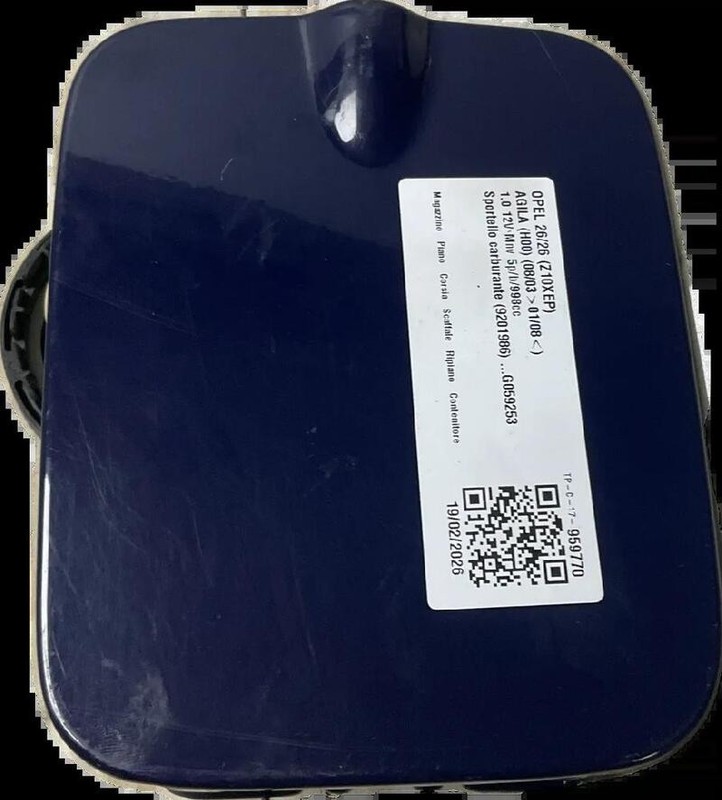 9201986 SPORTELLO CARBURANTE OPEL AGILA (H00) (08/03>01/08<) 1.0 12V MNV