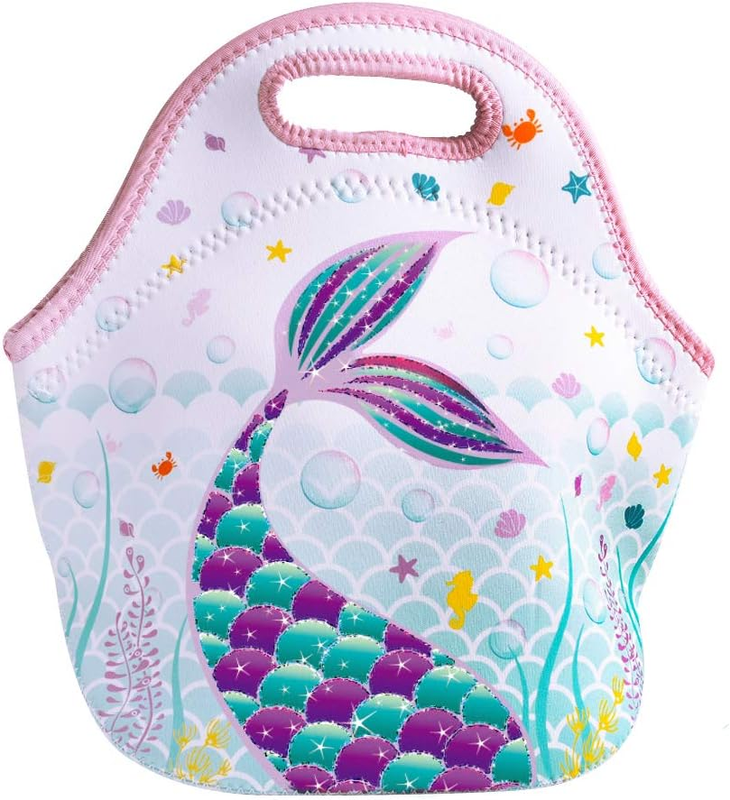 - Neoprene Kids Lunch Bag For Girls Gift Back To School Presch