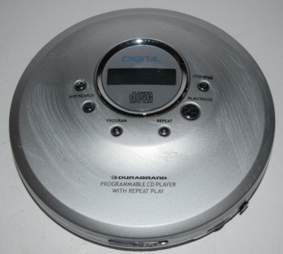 Durabrand Portable CD Player CD-56 Programmable Repeat Bass Boost Tested Dec2003